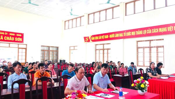 UBND XÃ CHÂU SƠN TỔ CHỨC HỘI NGHỊ TRIỂN KHAI HOẠT ĐỘNG CÂU LẠC BỘ VĂN HÓA DÂN GIAN NĂM 2025