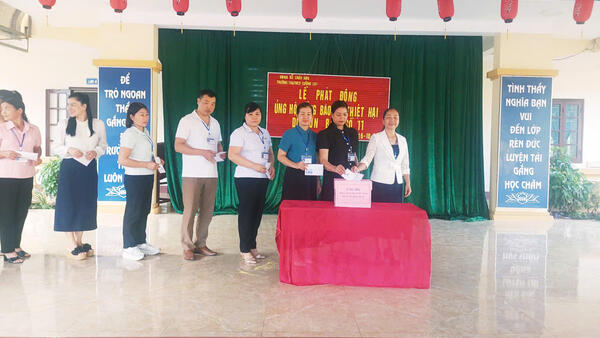 🎗️ TRƯỜNG TH&THCS CƯỜNG LỢI, XÃ CHÂU SƠN PHÁT ĐỘNG ỦNG HỘ ĐỒNG BÀO BỊ THIỆT HẠI DO CƠN BÃO SỐ 11