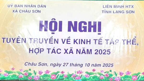 XÃ CHÂU SƠN TỔ CHỨC HỘI NGHỊ TUYÊN TRUYỀN VỀ KINH TẾ TẬP THỂ, HƯỚNG DẪN THÀNH LẬP HỢP TÁC XÃ NĂM 2025