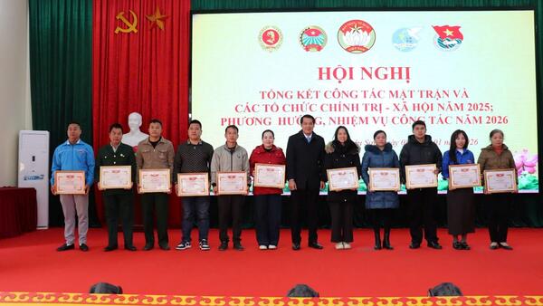 Tổng kết công tác mặt trận và các tổ chức chính trị - xã hội năm 2025; Triển khai nhiệm vụ công tác năm 2026
