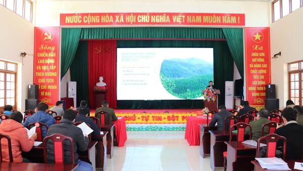 Hội nghị Triển khai tuyên truyền về Quản lý rừng bền vững và Cấp chứng chỉ rừng trên địa bàn xã Châu Sơn