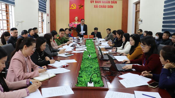 HỌP UỶ BAN BẦU CỬ TRIỂN KHAI NHIỆM VỤ CÔNG TÁC BẦU CỬ NHIỆM KỲ 2026 – 2031