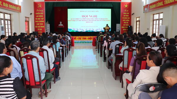 HỘI NGHỊ QUÁN TRIỆT VÀ TRIỂN KHAI THỰC HIỆN NGHỊ QUYẾT HỘI NGHỊ LẦN THỨ II BAN CHẤP HÀNH TRUNG ƯƠNG ĐẢNG KHÓA XIV