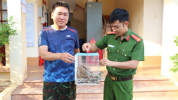 TIẾP NHẬN CÁ THỂ CULI DO NGƯỜI DÂN PHÁT HIỆN