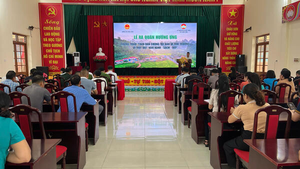 XÃ CHÂU SƠN RA QUÂN HƯỞNG ỨNG PHONG TRÀO “TOÀN DÂN CHUNG TAY BẢO VỆ MÔI TRƯỜNG”