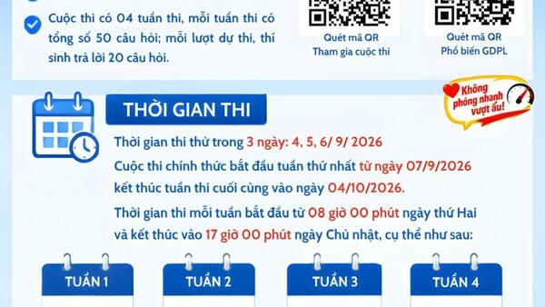 Hưởng ứng Cuộc thi trực tuyến tìm hiểu pháp luật về trật tự, an toàn giao thông đường bộ